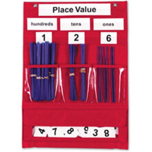 LEARNING RESOURCES LER2416 COUNTING & PLACE VALUE POCKET CHART