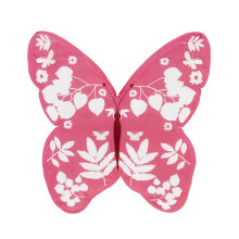 Catherine Lansfield Butterfly 3D Filled Cushion Pink