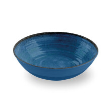 Epicurean Artisan Indigo 30cm Melamine Salad Serving Bowl