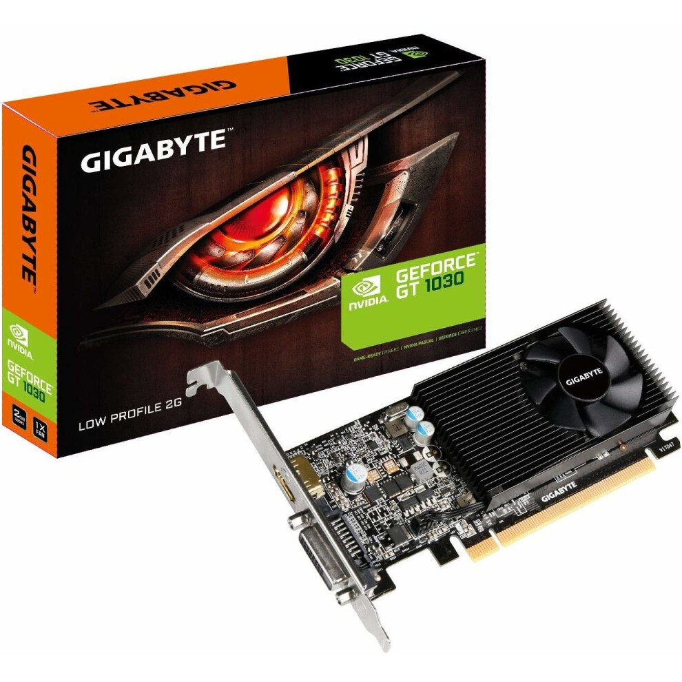 Gigabyte GT 1030 LOW Profile GeForce GT1030 Internal Graphic Card 2048 MB