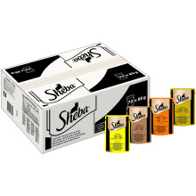 Sheba Cat Pouches Poultry Collection in Jelly, 85 g, Pack of 72