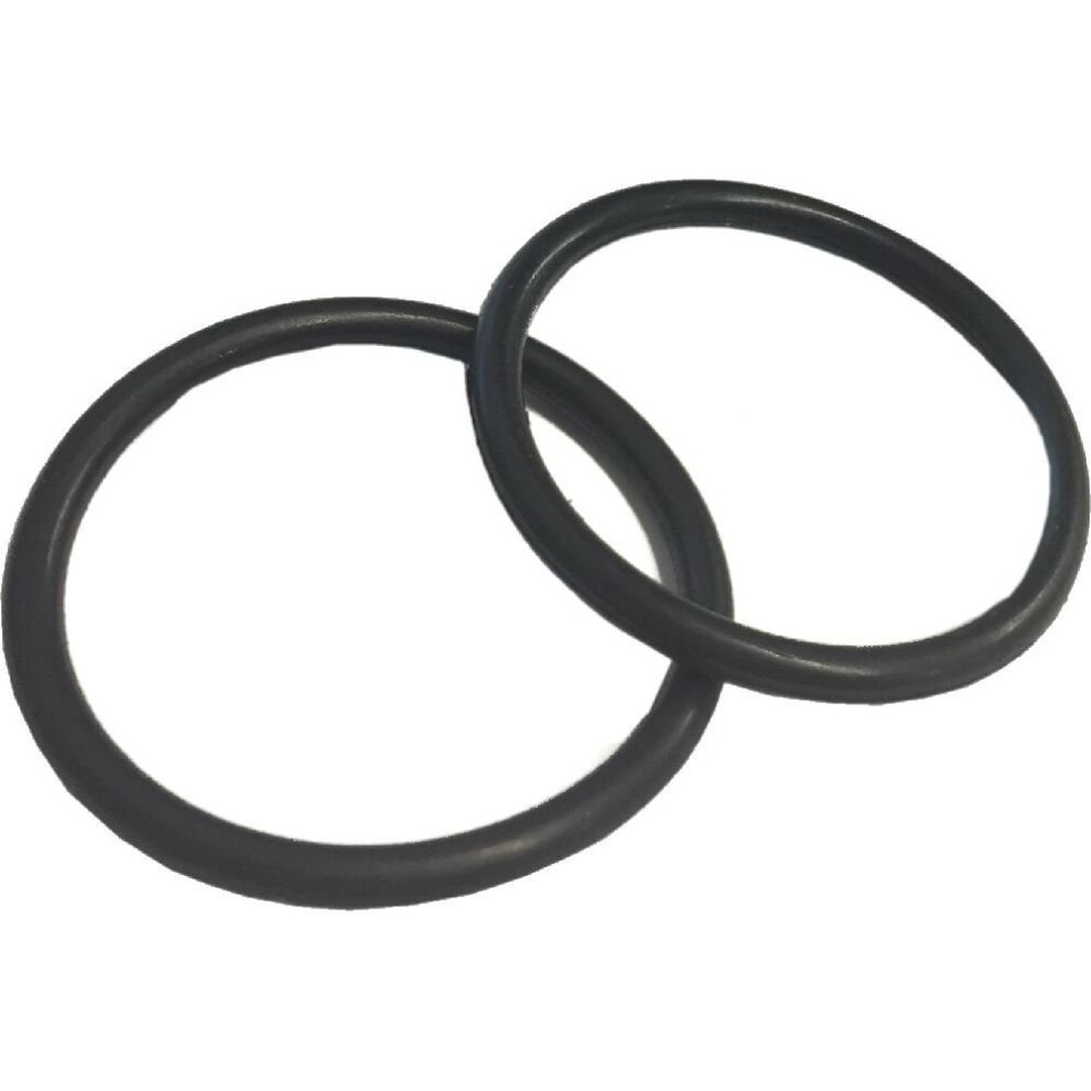 Bulk Hardware Replacement 'O' Rings For Metal Basin Plugs And Pop-Up Waste 38mm (1.1/2 Inch) Black Pack Of 2