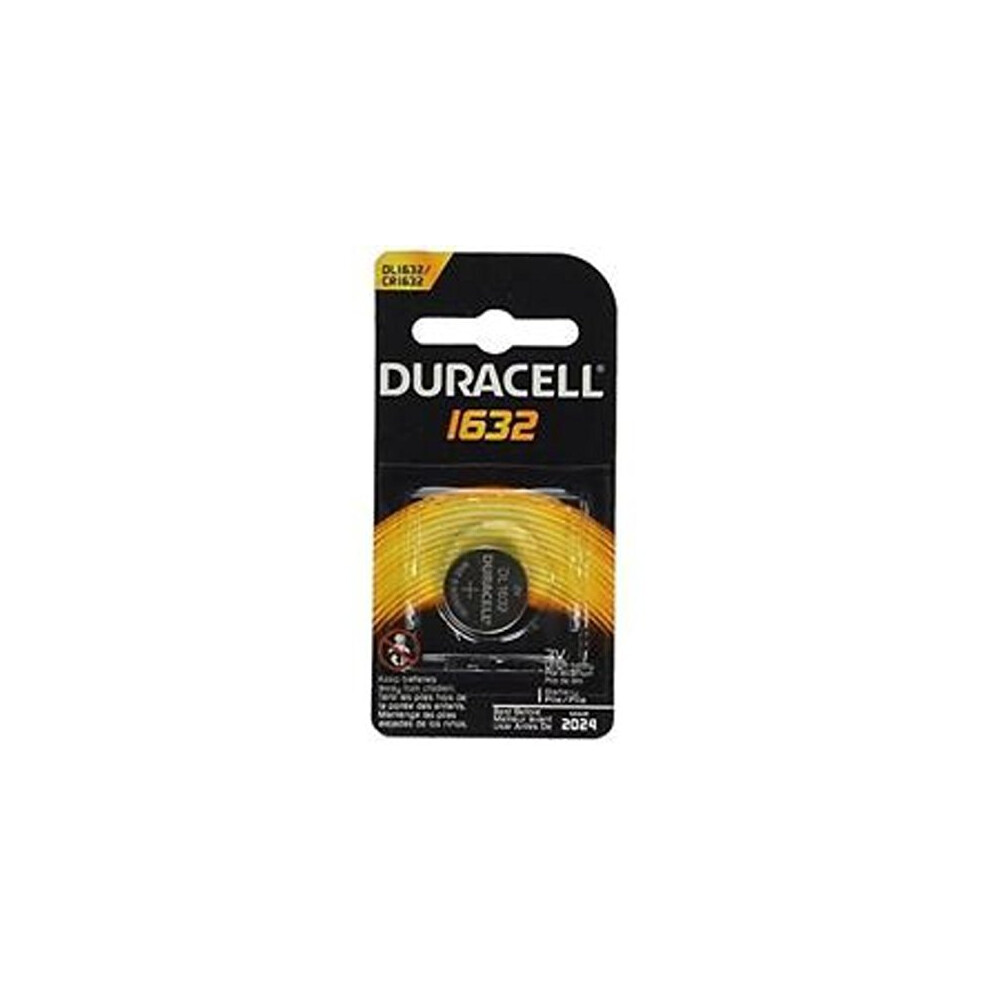 Duracell 1632Â Lithium 3Â V Non-rechargeable BatteryÂ â€“Â Batteries (Lithium, Button/coin, 3Â V, 1Â pc (S), CR1632, 137Â mAh)