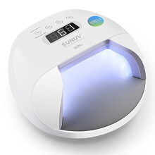 SUNUV SUN7 48W UV Nail Dryer Led Nail LAMP Smart Light for Gel Nails With Double Power Design,4 Timer Setting, Lcd Display,Painless...