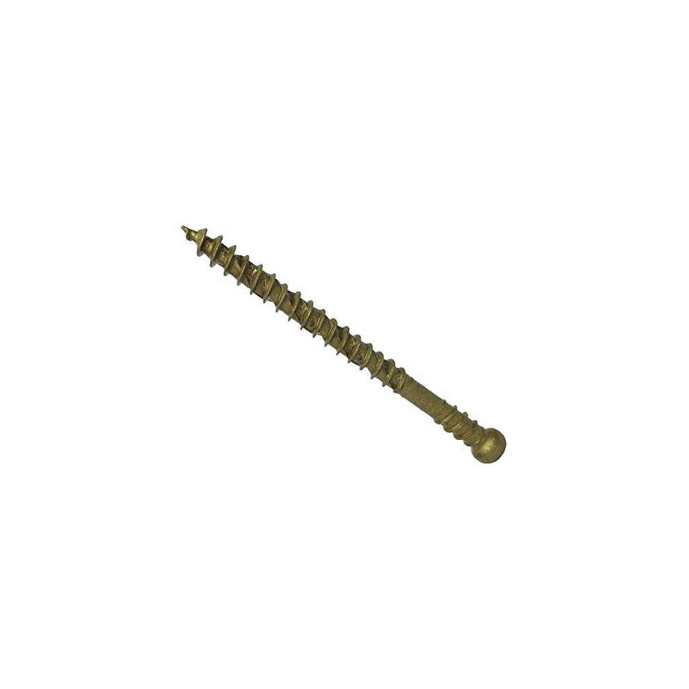 Reduced Head TorxÂ® Compatible Decking Screws Tan 4.5x50mm Tub 600