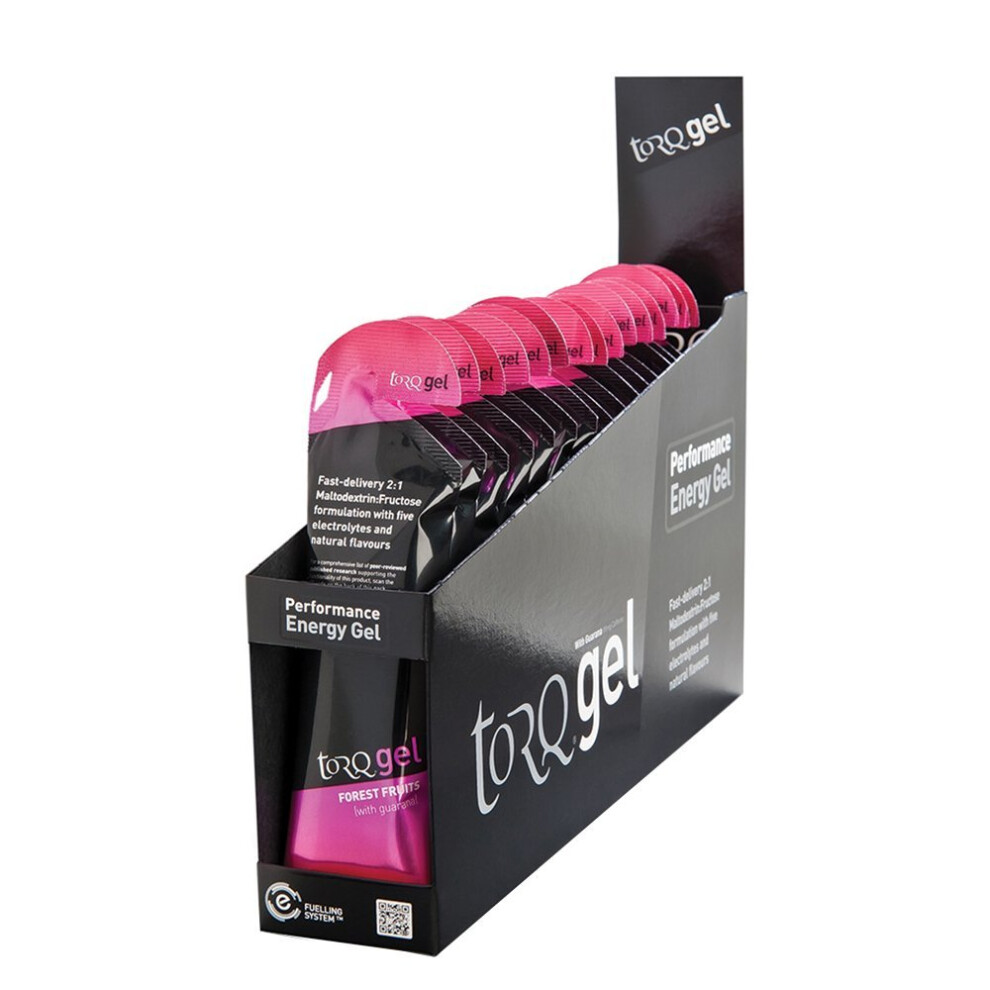 Torq Energy Gel With Guarana (Caffeinated): Forest Fruits With Guarana