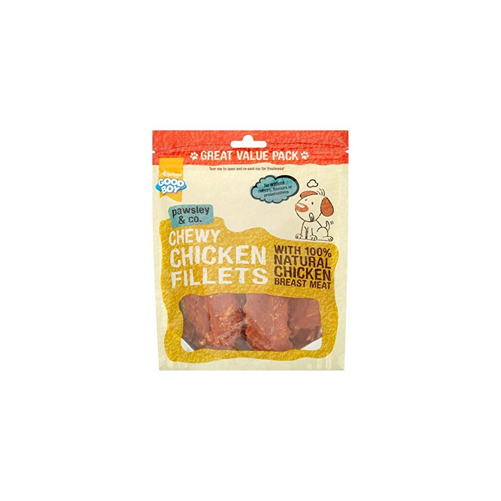 Good Boy Pawsley and Co Chewy Chicken Fillets VALUE PACK 320gm (Case of 3)