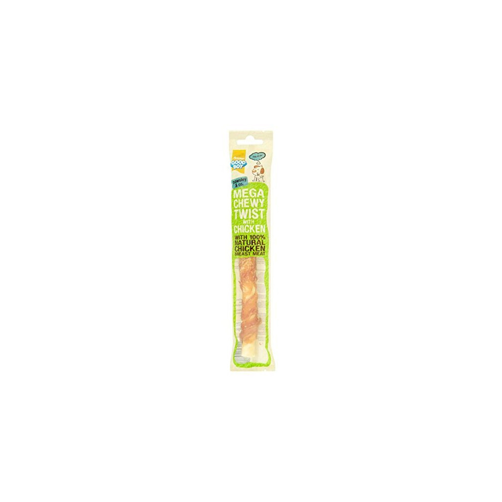 Good-Boy Good Boy Pawsley And Co Mega Chewy Twist With Chicken 26Cm 70Gm (Case Of 18)