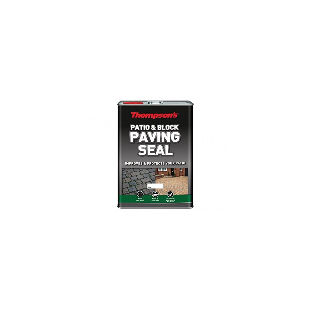 Ronseal RSLPBPSN5L Patio And Block Paving Seal Natural, Clear, 5 Litre