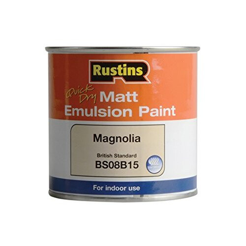 Rustins Rustins sneldrogende matte emulsieverf Magnolia 250ml