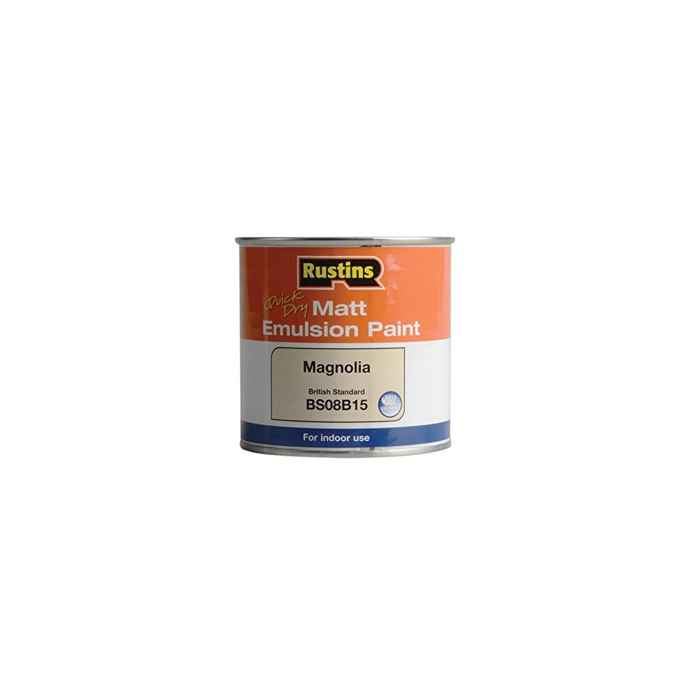 Rustins Quick Dry Matt Emulsion Paint Magnolia 250ml