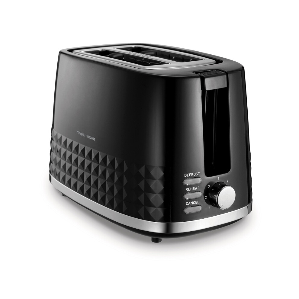 Morphy Richards Dimensions 2 Slice Toaster 220021 Two Slice Toaster Black toaster