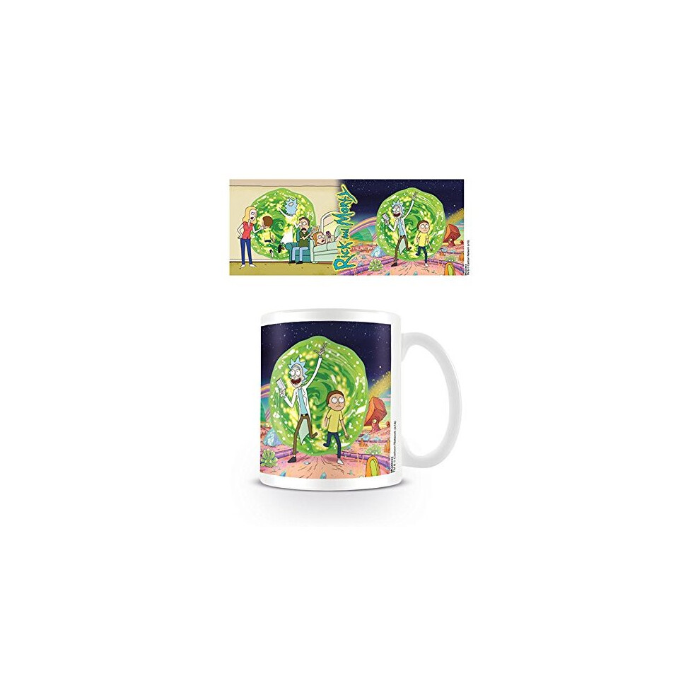 Rick & Morty MG24438 Portal Mug- Multi-Colour