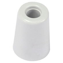 Brinox Large White Door Stop with Screw - PVC Rubber, 5x3.7x3.7 cm (B90210B)