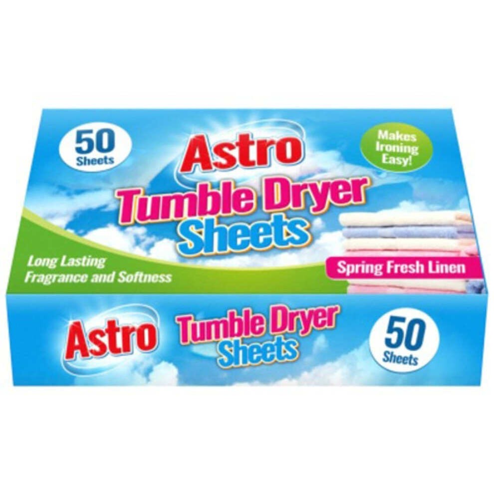 Keep it Handy tumble dryer sheets-Fresh Linen 50 Sheets 15x18 cm approx.