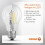 OSRAM Osram Drop Shape Base Classic P LED Lamp, Cool White, E14, 4 W, Set of 3 2