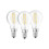 OSRAM Osram Drop Shape Base Classic P LED Lamp, Cool White, E14, 4 W, Set of 3 1