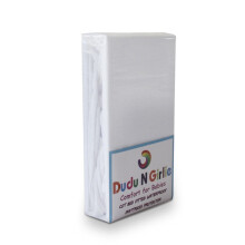 Dudu N Girlie Terry Cotton Space Saver Cot Mattress Protector, 50 cm x 100 cm