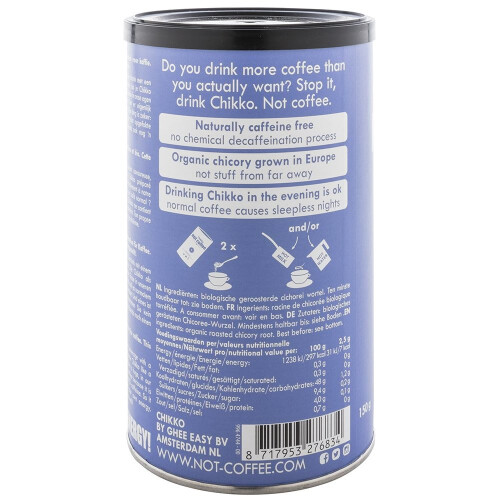 Chikko Not Coffee 100% Roasted Organic Chicory 150g 1