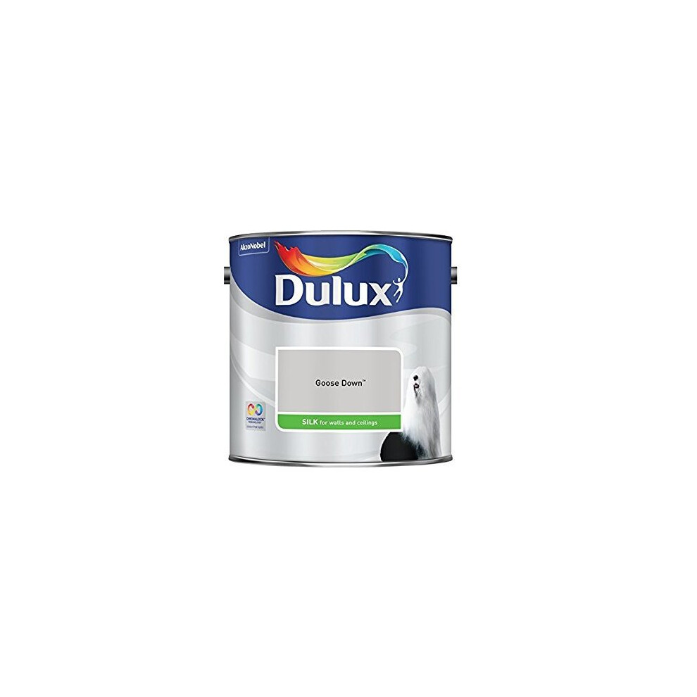 Dulux 500007 Du Silk Paint, 2.5 L - Goose Down