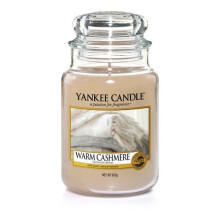 Yankee Candle Large Jar Candle, Warm Cashmere, Beige, 9.9 x 9.9 x 16.8 cm