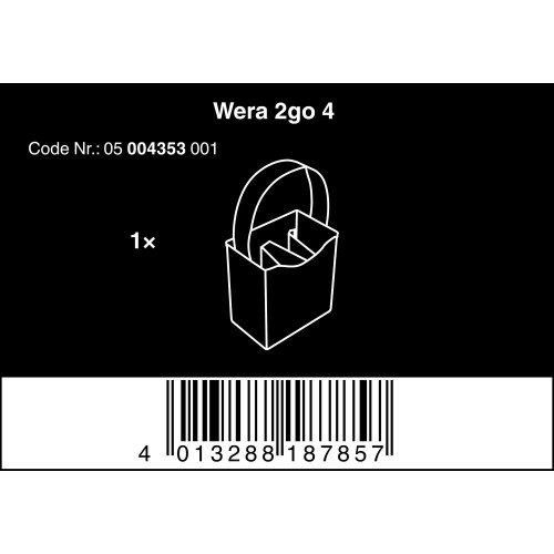Wera Wera 05004353001 WER004353 2go 4 Tool Quiver 2