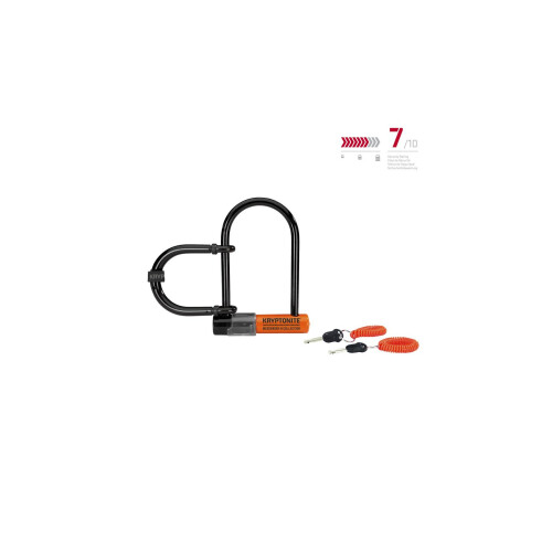 Kryptonite Kryptonite Evolution Messenger Mini+ Lock - Orange, Mini