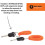 Kryptonite Kryptonite Evolution Messenger Mini+ Lock - Orange, Mini 6