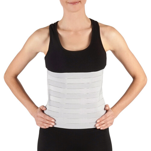 Soles Compression Abdominal Binder | Post-Surgical and Postpartum Support | Adjustable Belly Wrap Supports Muscle & Skeletal Stability | Unisex |...