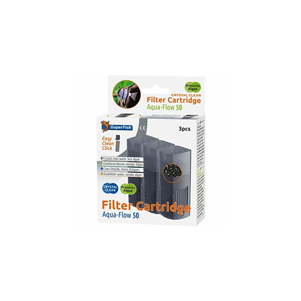SuperFish Aqua-Flow 50 Crystal Clear Cartridge