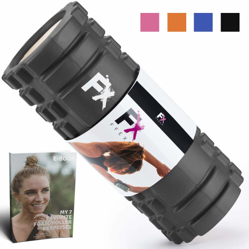 FX FFEXS Foam Roller for Deep Tissue Muscle Massage Trigger Point Muscles Therapy