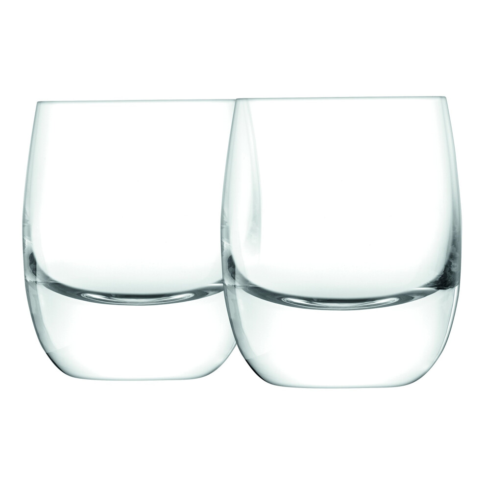 LSA International Bar Whisky Tumbler 275ml, Clear, Set of 2
