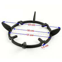 Cast Iron Wok Support Ring Cooktop Range Pan Holder Stand for Gas Hob