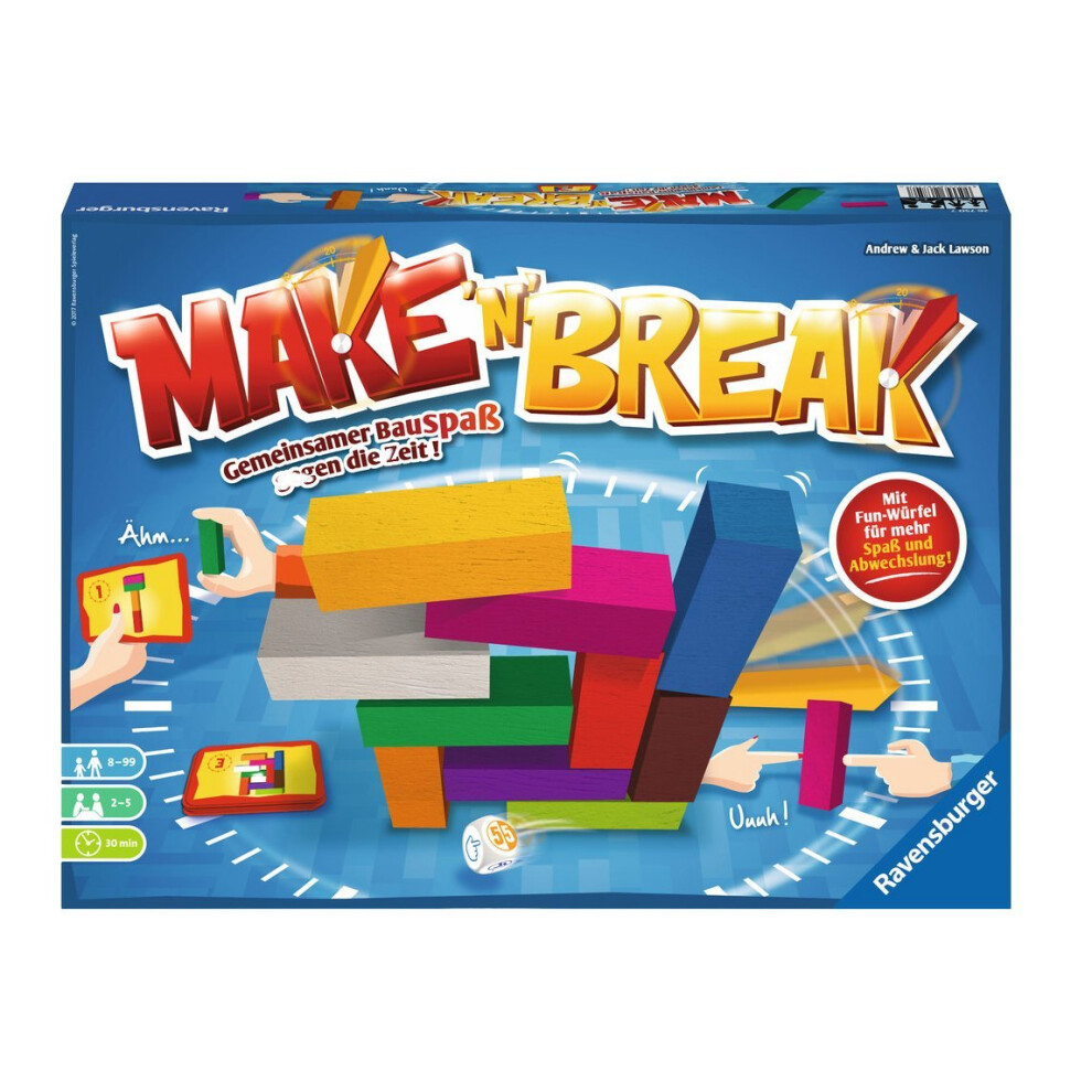 Ravensburger 267507 Game Make 'N' Break 17"