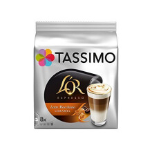 Tassimo T Discs L'OR Espresso Latte Macchiato Caramel (1 Pack, 8 T discs/pods)