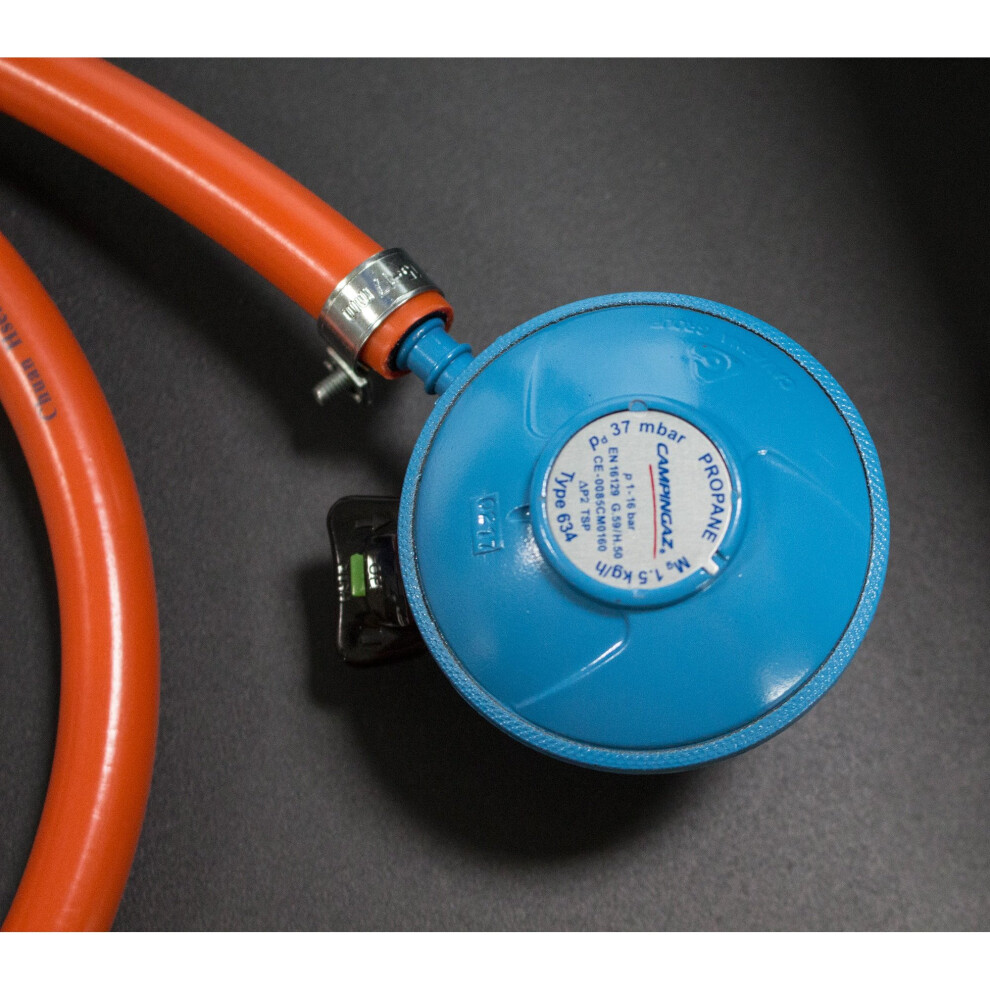 Campingaz Gas Hose & Regulator Kit Propane 37 Mbar For Barbecues