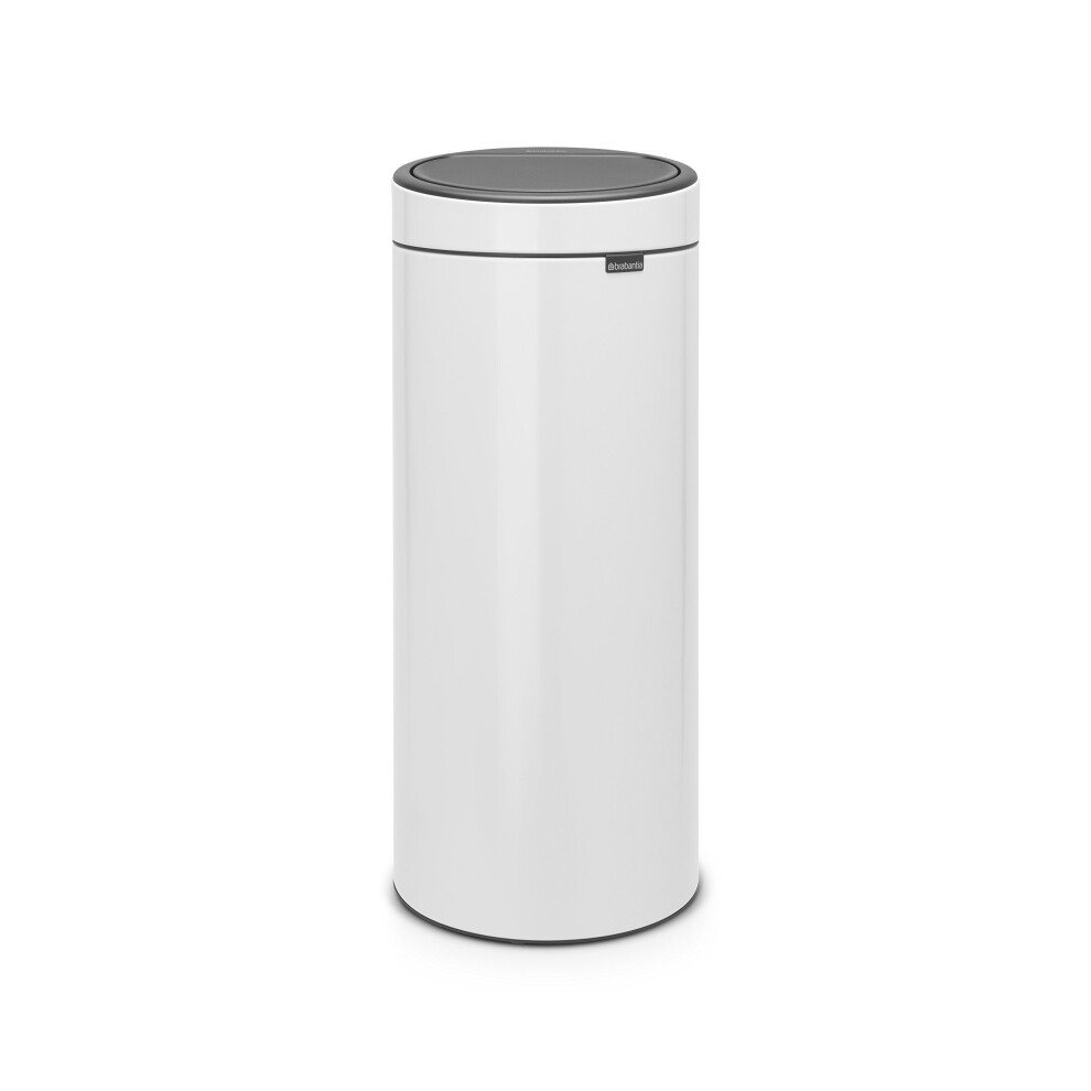 Brabantia Touch Bin New, 30 Litre - White