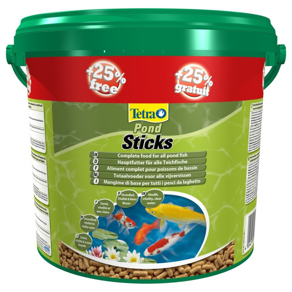 Tetra Tetrapond Food Sticks, 4 Litre Plus 1 Litre Free