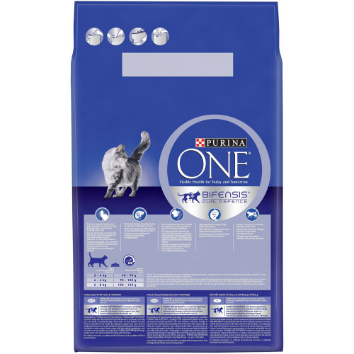 Purina ONE Coat and Hairball Dry Cat Food Chicken, 3kg on OnBuy