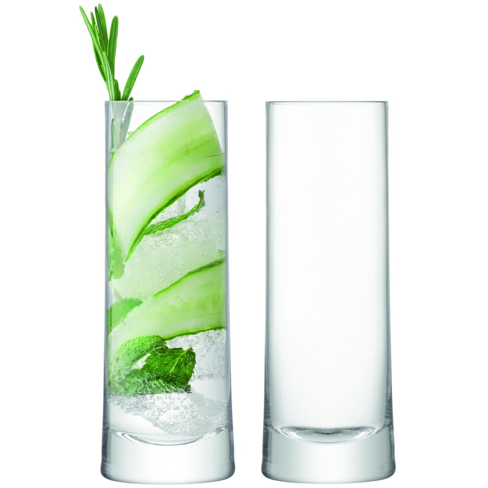 LSA International Gin Highball 380ml Clear x 2, Set of 2