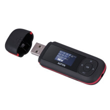 AGPTEK U3 8GB Portable USB MP3 Player with Recording and FM radio, Black