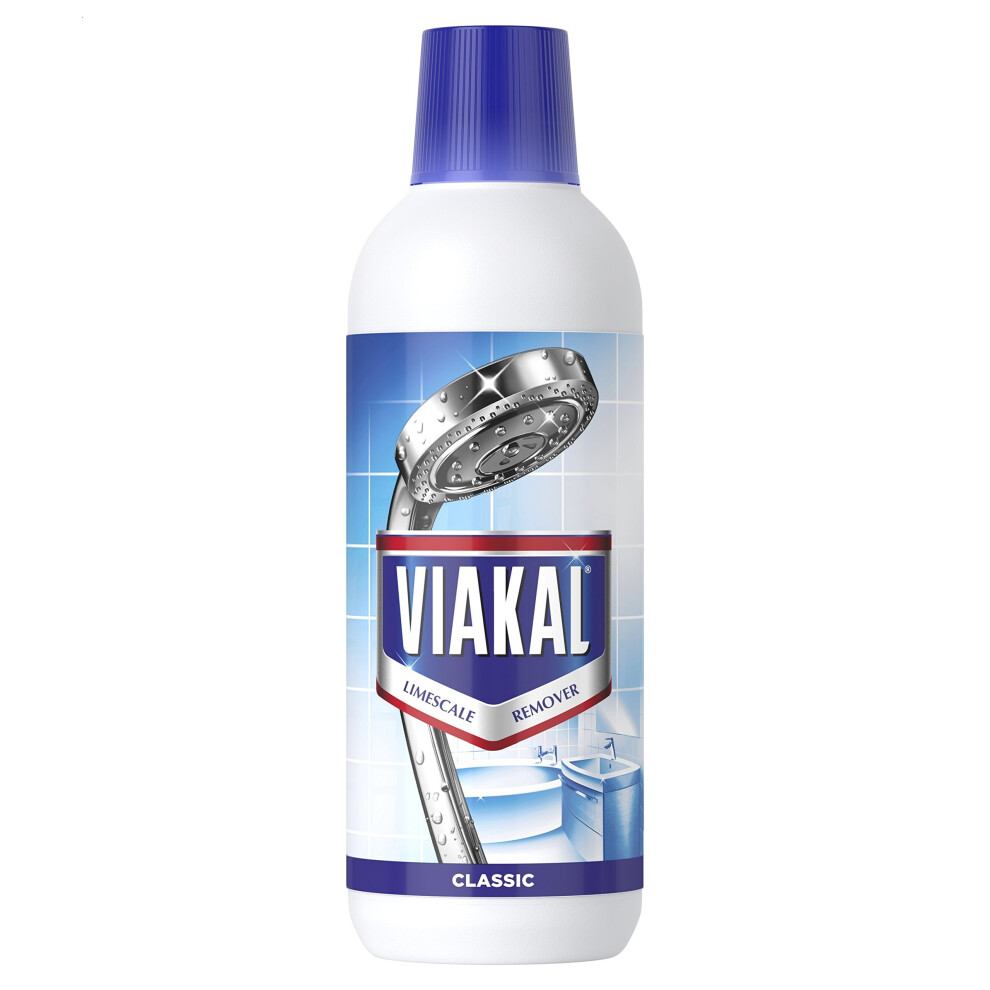 Viakal Classic Limescale Remover Liquid, 500 ml, 10 Packs