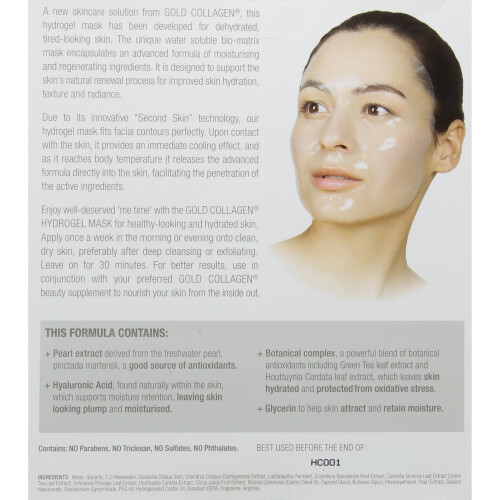 GOLD COLLAGEN Hydrogel Mask 1