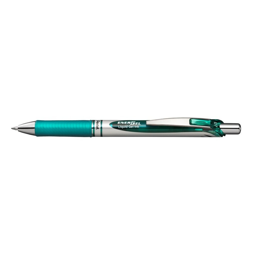 Pentel EnerGel BL77 Gel Ink Rollerball Pen/Click Pen - 0.35 mm, Pack of 1 Value not Found Turquoise
