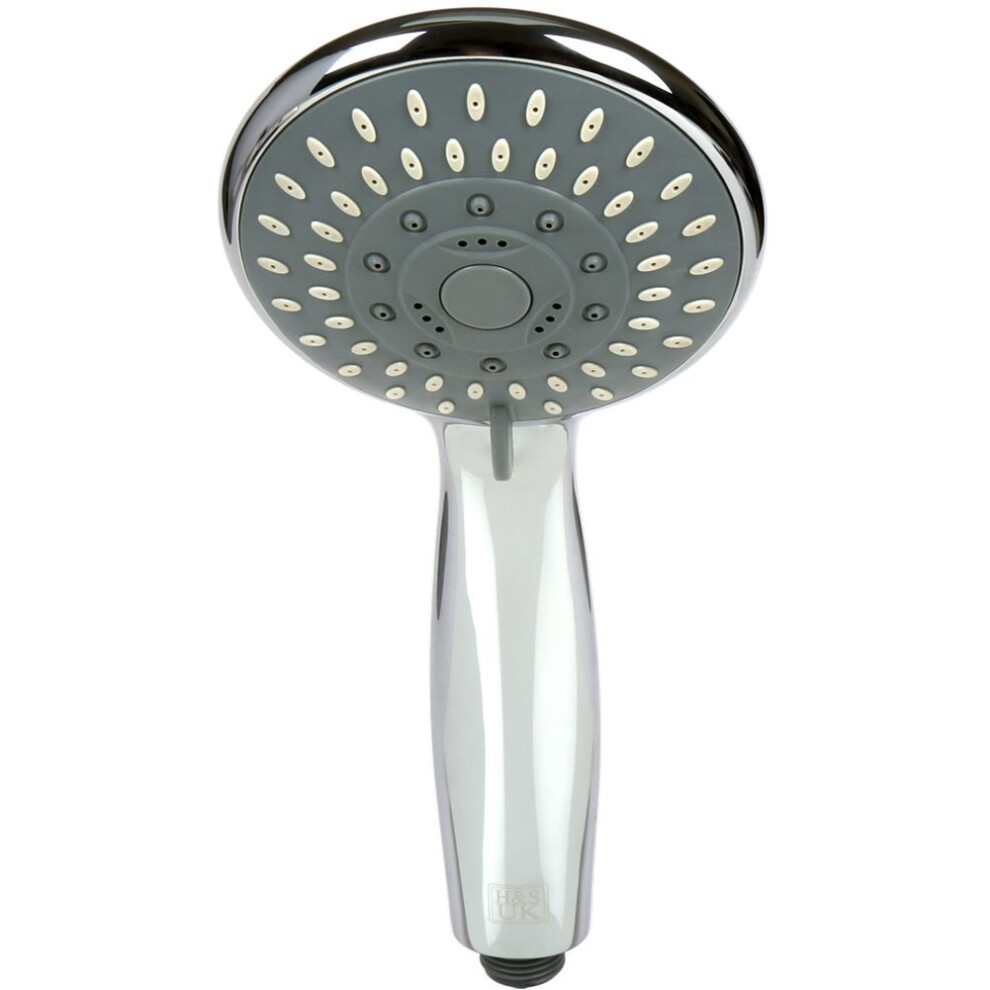H&S Shower Head Universal Bath Shower Handheld Handset Chrome 5 Mode Function 799475474279