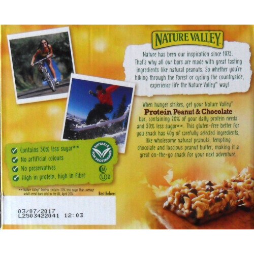 Nature Valley Nature Valley Protein Bars, Peanut and Chocolate 2