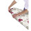 Country Club Multi Fit Elasticated Ironing Board Cover, Hearts 1