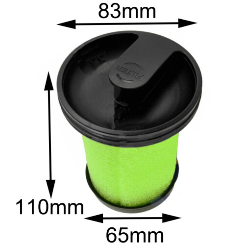 SPARES2GO SPARES2GO Washable Foam Filter for GTech Multi Cordless Vacuum Cleaner 2