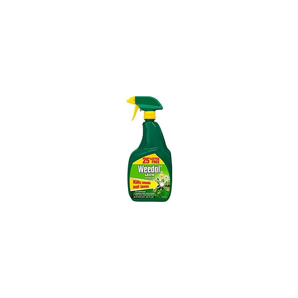 Weedol Lawn Weedkiller Gun 1L (Includes 25% Extra)