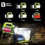 NOVOSTELLA Ustellar Rechargeable CREE LED Torch, Multi-functional Camping Light, Waterproof LED Spotlight Searchlight, High Power Beam Flashlight,... 6